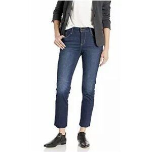 Levi's Women's Classic Mid Rise Skinny Ankle Jeans, Dark Lapis Blue SZ 14‎
